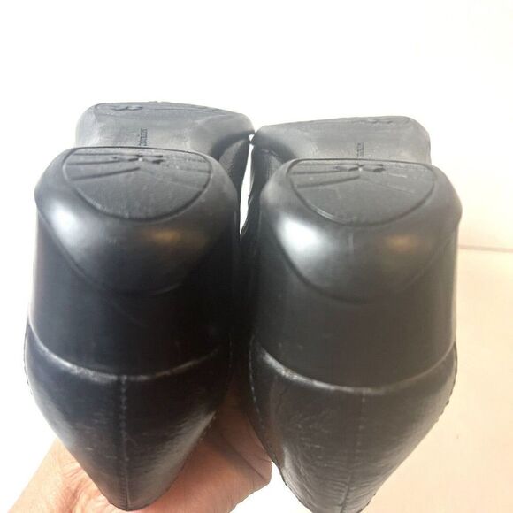 Naturalizer N5 Comfort Leather Wedge Womens 11N Black Classic Pumps Shoe Slip On - Picture 9 of 12